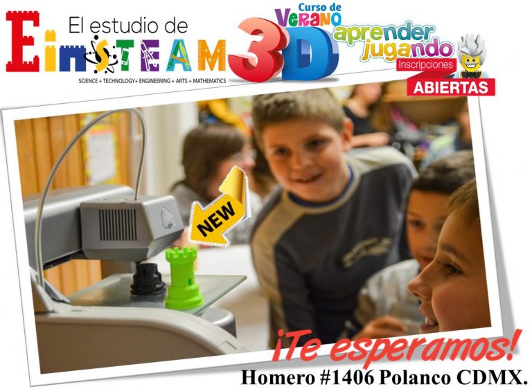 curso de verano el estudio de einsteam summer camp steam 3D Polanco momadvisor 768x562