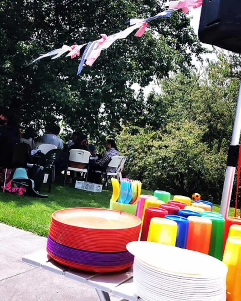 pachanguitas verdes renta venta platos vajillas de plastico para fiestas eventos sustentables ecológicos conscientes responsables platos 768x958