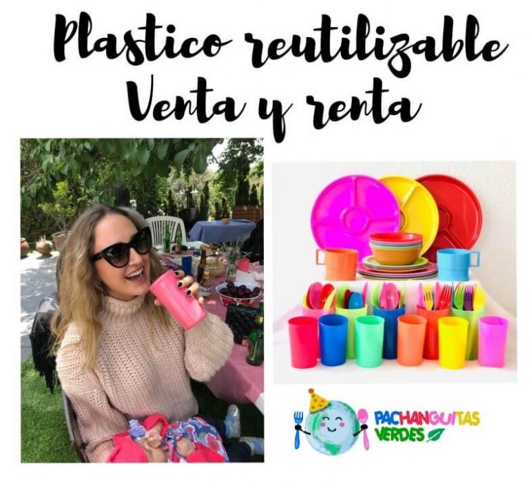 pachanguitas verdes renta venta platos vajillas de plastico para fiestas eventos sustentables ecológicos conscientes responsables vasos 1 768x702
