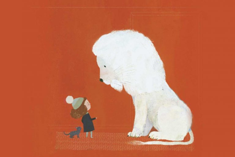 el leon nieve jim helmore richard jones libro para ninos cuento editorial leetra 768x512