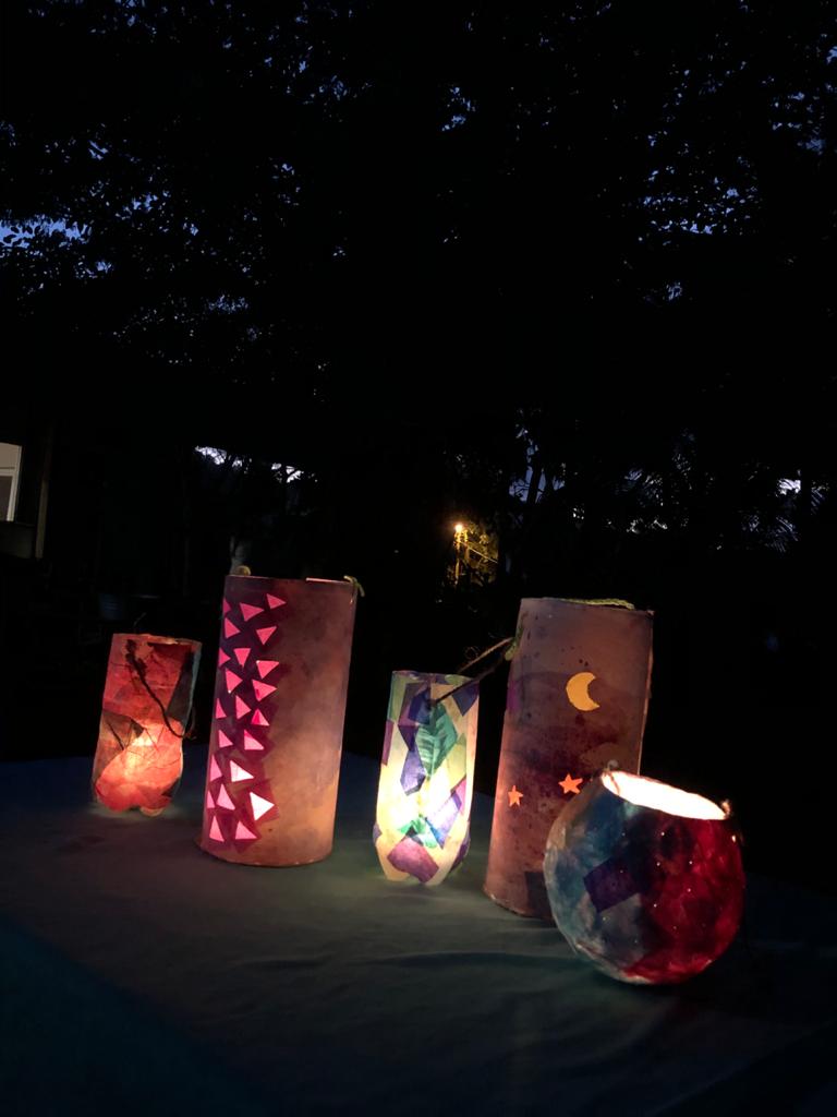 Kore noche lamparas