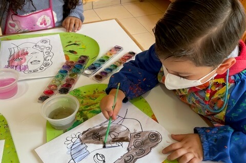 preescolar Kinderwelt san jeronimo arte