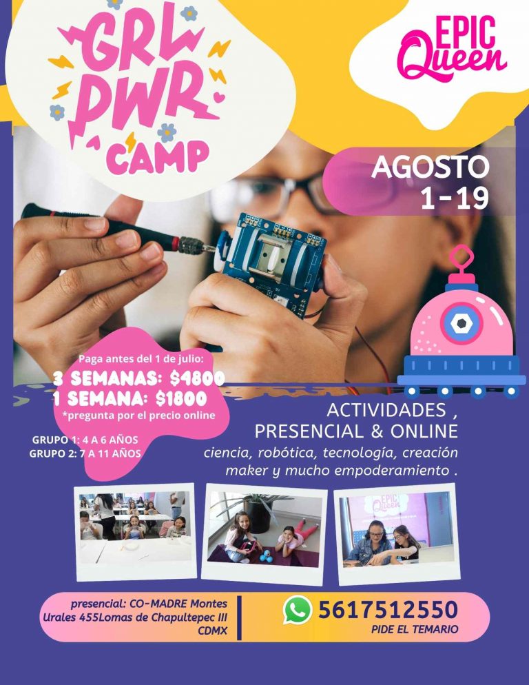 Blue Playful Kids Summer Camp Promotion Flyer 768x994