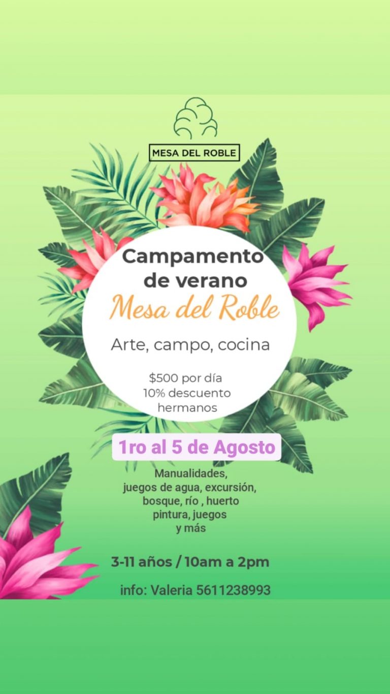 campamento de verano mesa del roble 768x1366