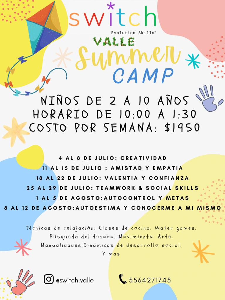 switch summer camp valle