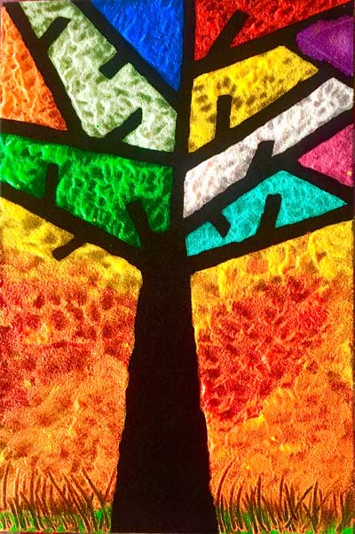 EncaminArte taller de arte acatitlan valle de bravo arbol vitral 1