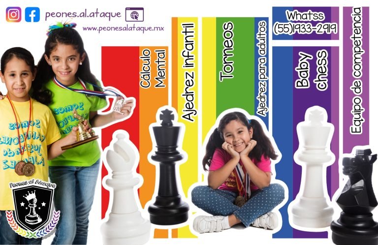 Flyer Ajedrez Peones al Ataque 768x498