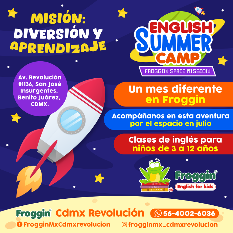 Post English Summer Camp 2025 Froggin CDMX Revolucion 29May25 01 1 768x768