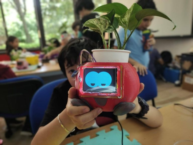 curso de verano HOKY crea robot planta 1 768x576