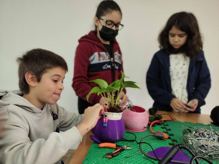 curso de verano HOKY crea robot planta 3 768x576
