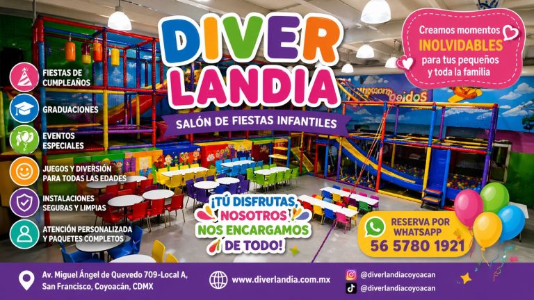 Diver Landia – Salon de Fiestas Infantiles en Coyoacan 01 768x432
