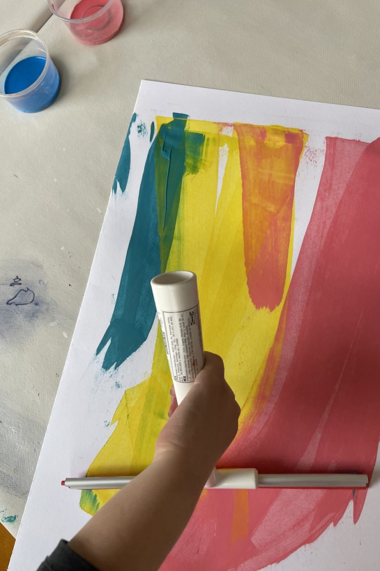Curso de Verano de Arte para Ninos Messy Art and Play Colores Prado Norte Lomas de Chapultepec Miguel Hidalgo 2026 pintura 2