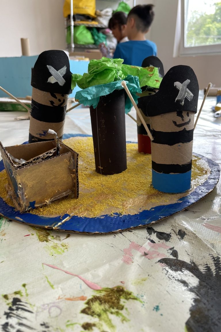 Curso de Verano de Arte para Ninos Messy Art and Play Colores Prado Norte Lomas de Chapultepec Miguel Hidalgo 2026 pintura piratas